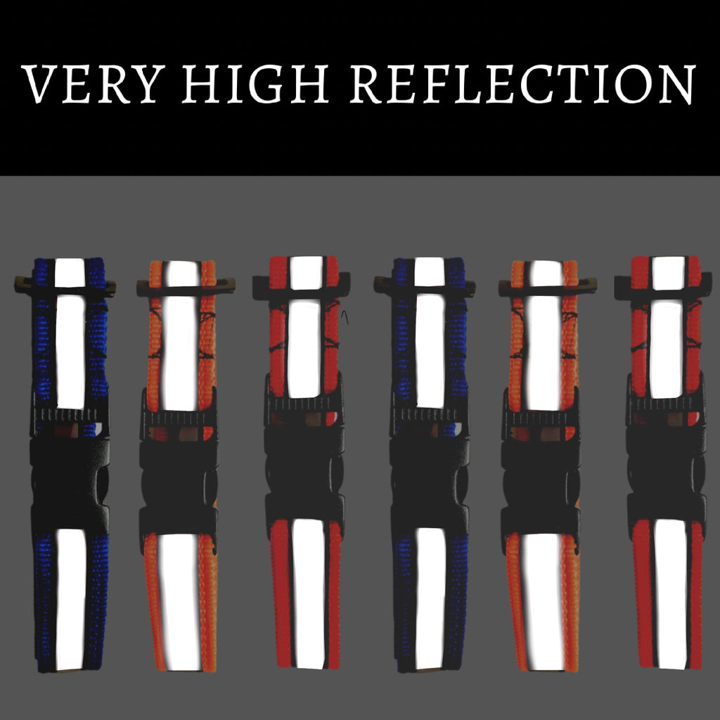 BNB Reflective Collars for Dogs (Multi-Colour) High Reflection, for Street Dogs