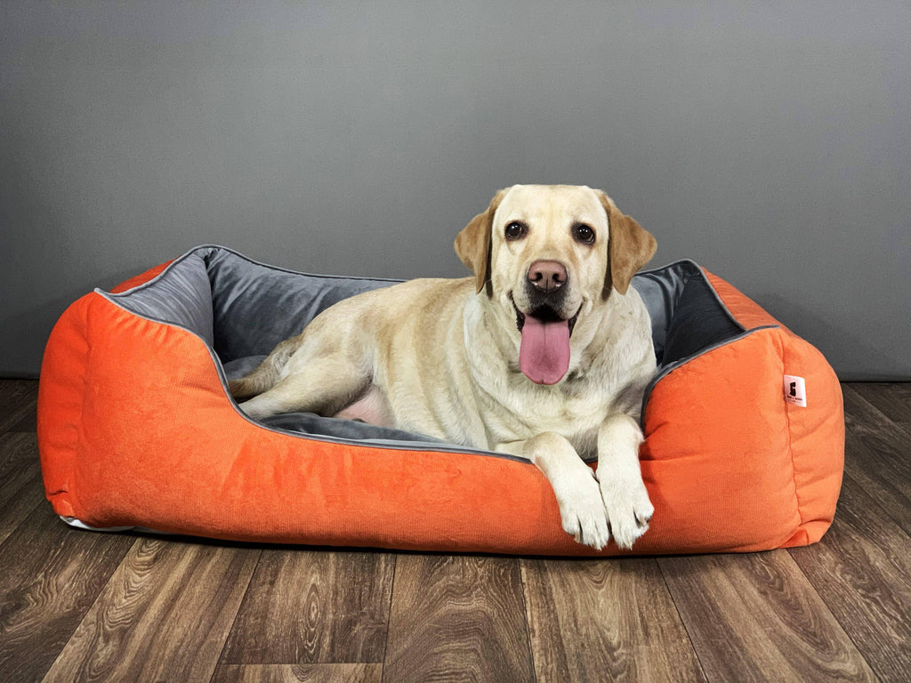 BNB Belgium Coral and Ash Dog Bed - Bark N' Bones By Bella