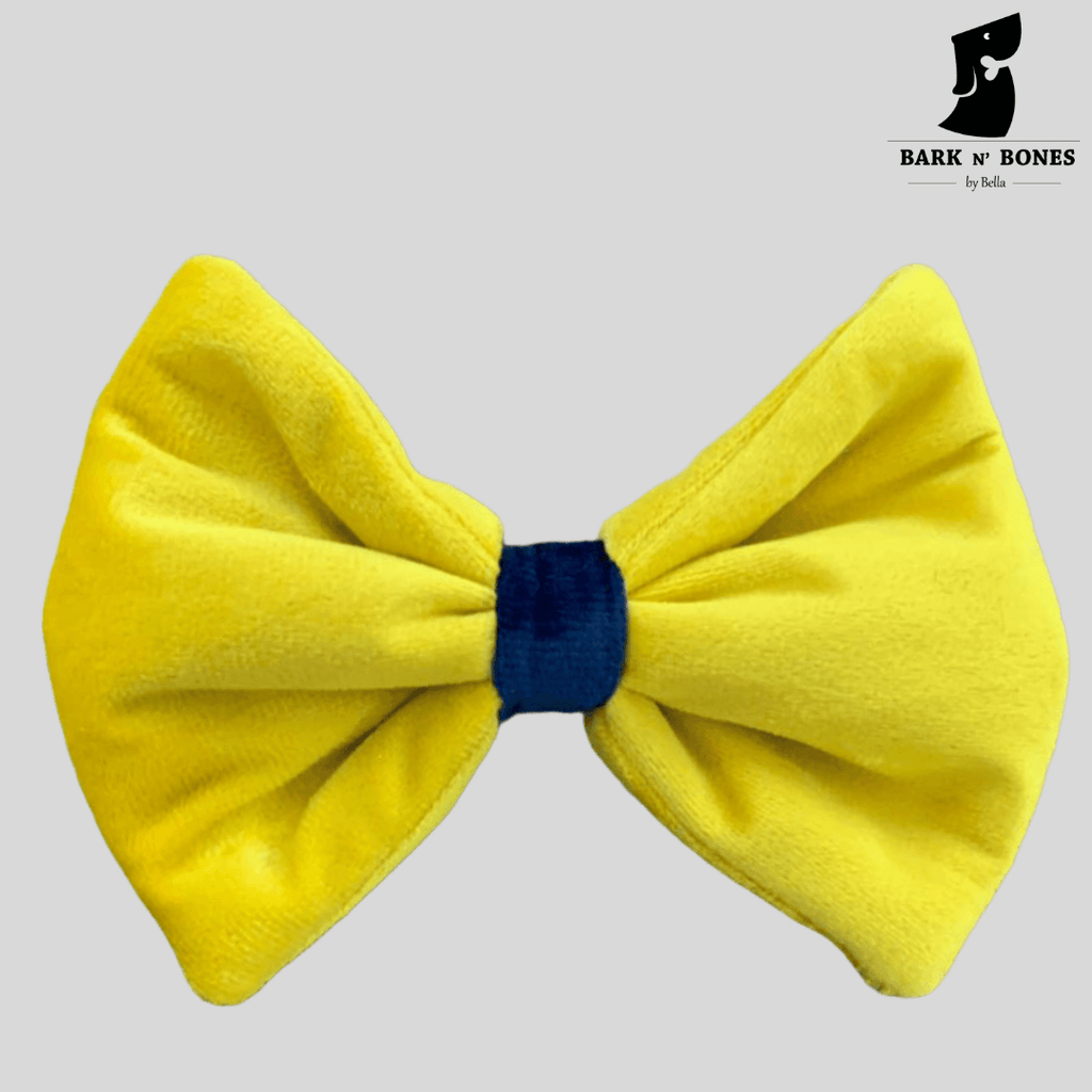 BNB Yellow Dog Bowtie - Bark N' Bones By Bella