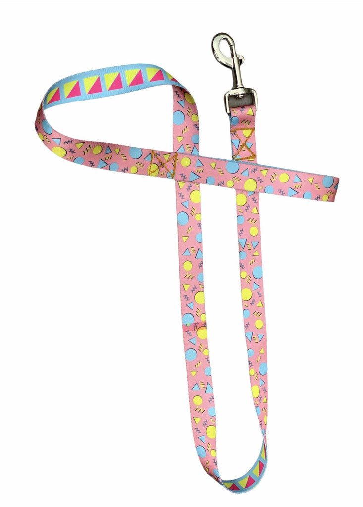 Triangular Circular Patterned Collar & Leash Set - Bark N' Bones By Bella